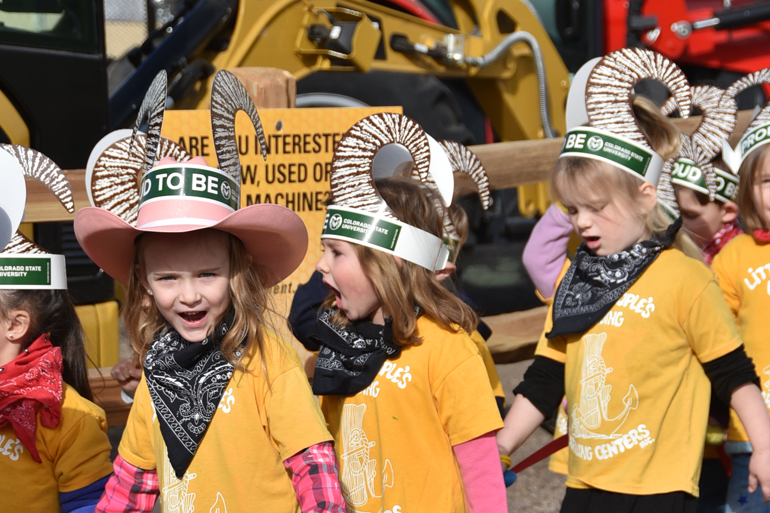 elementary school students at the national western stock show