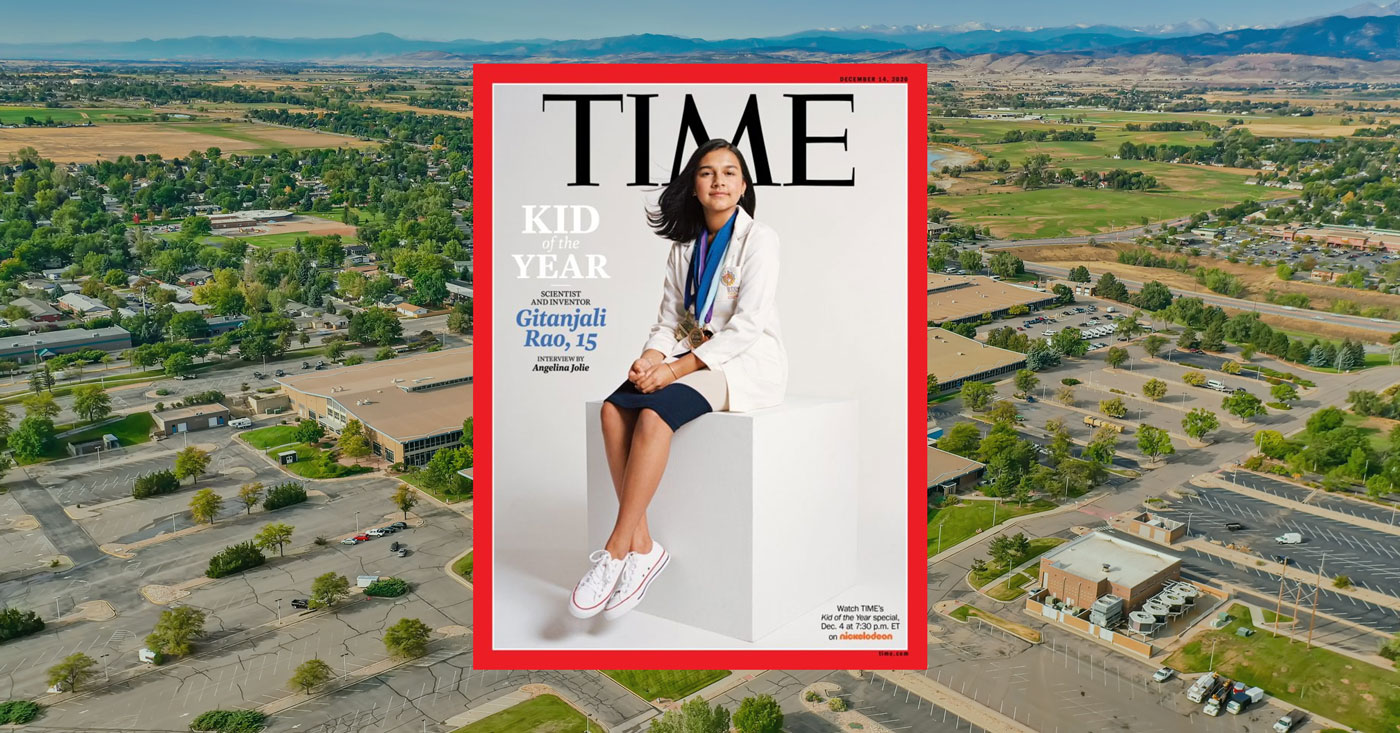The Time Magazine cover featuring Gitanjali Rao