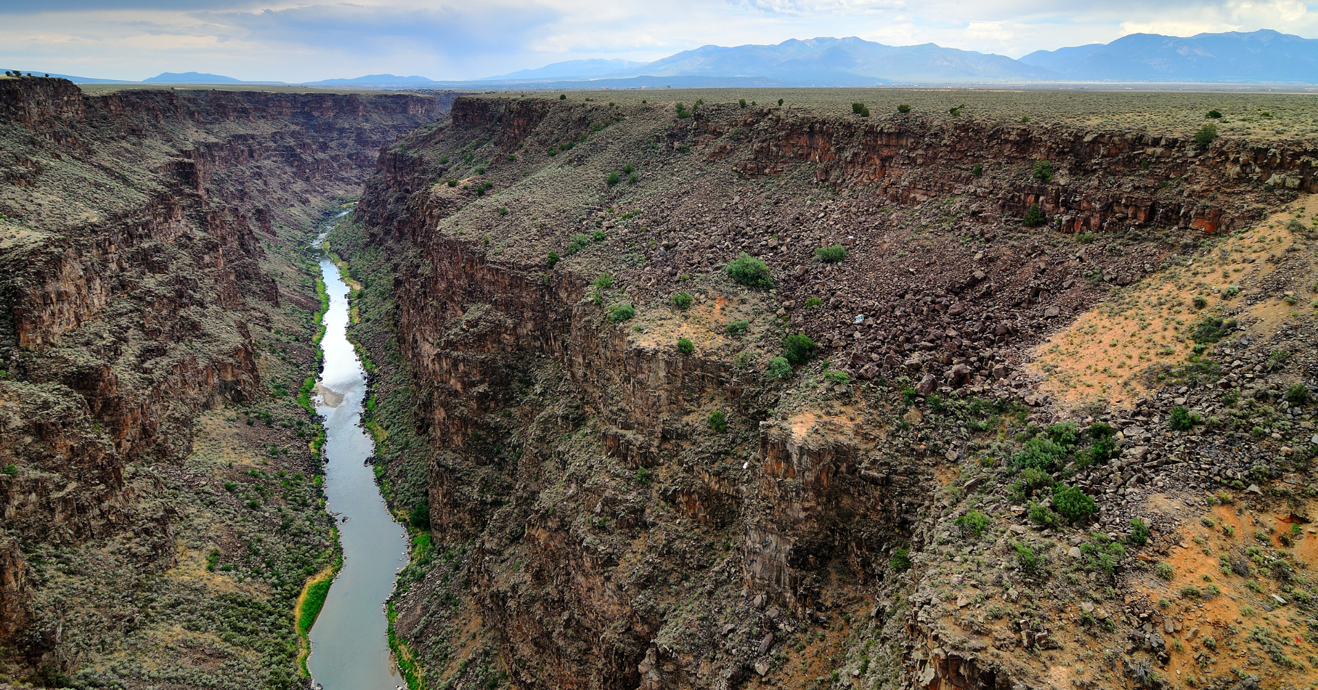 The Rio Grande River near Tao, New Mexico.